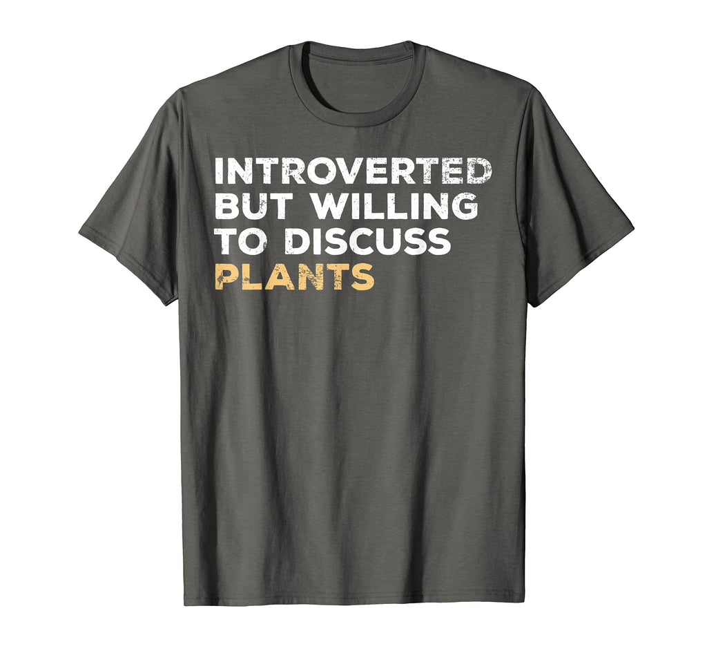 Introverted But Willing To Discuss T-Shirt - Fun Novelty Design for Adults - T-Shirt, Sweatshirt, Hoodie