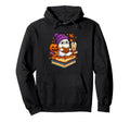 Ghost Reading Book Halloween Coffee Hoodie - Novelty Apparel Men Women - T-Shirt, Sweatshirt, Hoodie