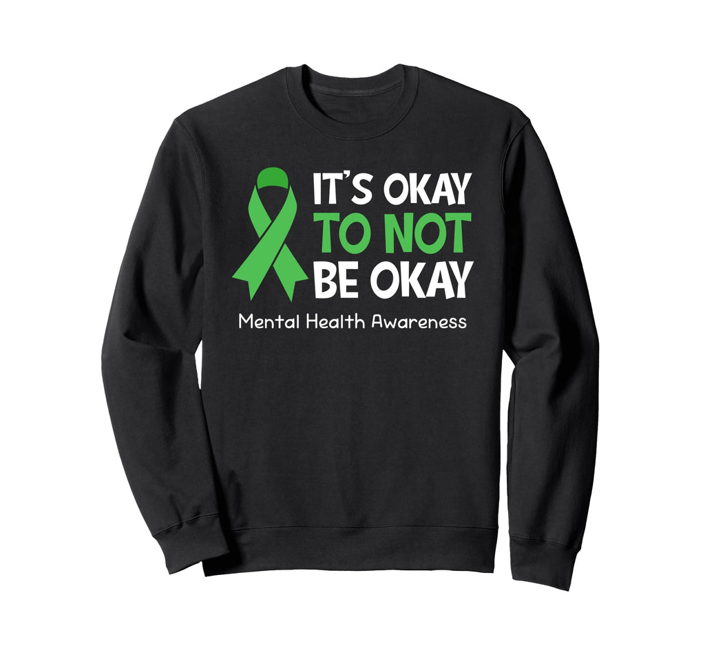 Its Okay To Not Be Okay Us Flag Sweatshirt - Trendy Graphic for Adults - T-Shirt, Sweatshirt, Hoodie