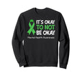 Its Okay To Not Be Okay Us Flag Sweatshirt - Trendy Graphic for Adults - T-Shirt, Sweatshirt, Hoodie