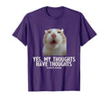 Yes My Thoughts Have Thoughts Adhd Funny T-Shirt - Graphic Print Men Women - T-Shirt, Sweatshirt, Hoodie