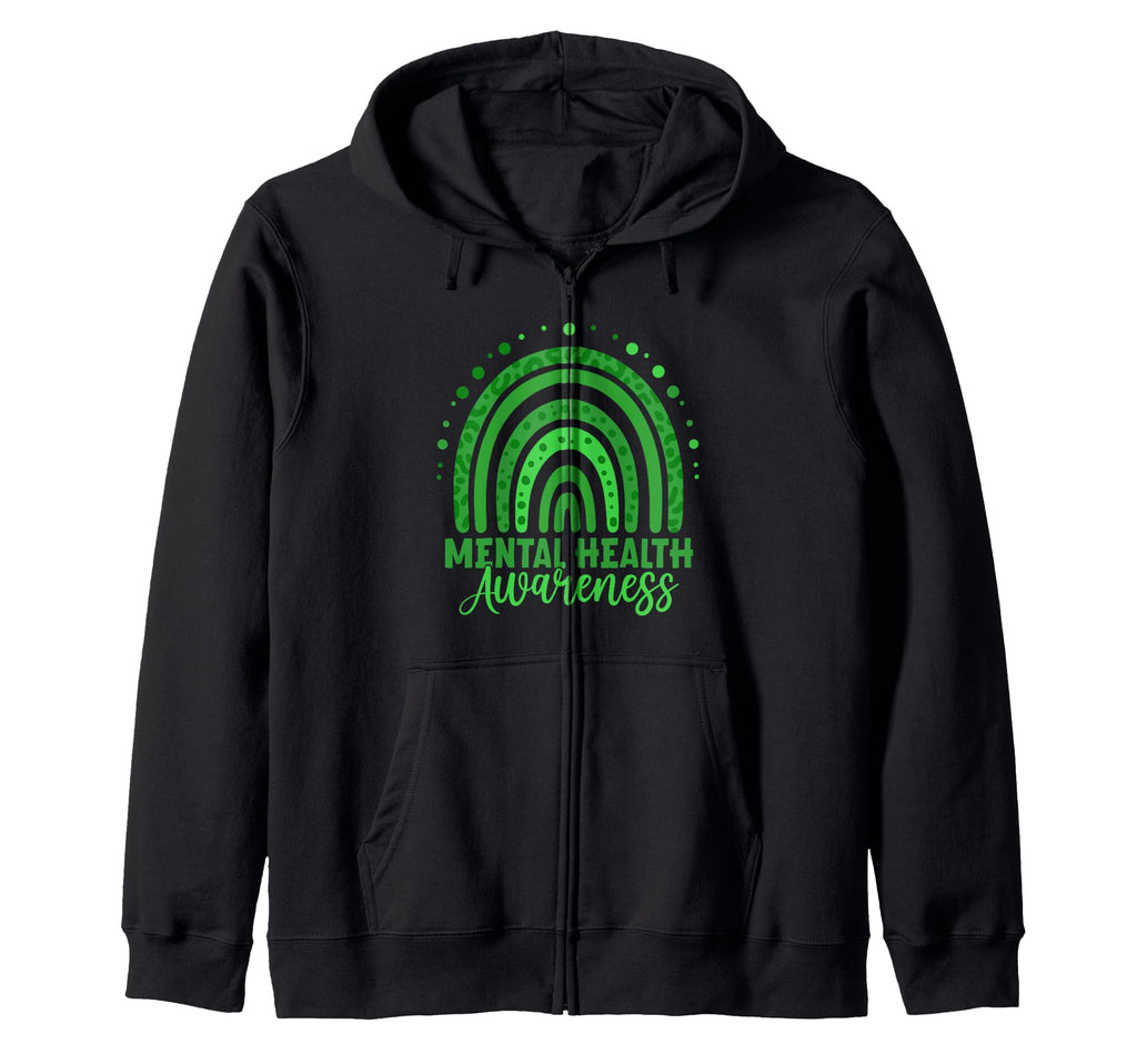 Mental Health Awareness Ribbon Items Sweatshirt - Graphic Print for Adults - T-Shirt, Sweatshirt, Hoodie