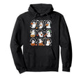 Ghost Drinking Coffee Funny Halloween Hoodie - Graphic Print Unisex - T-Shirt, Sweatshirt, Hoodie