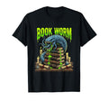 Book Worm Monster Funny T-Shirt - Custom Art Print for Adults - T-Shirt, Sweatshirt, Hoodie