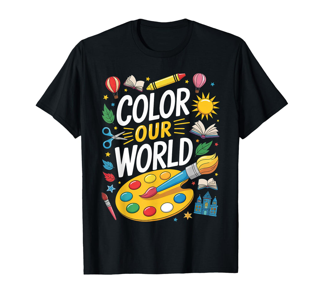 Color Our World Summer Reading 2025 T-Shirt - Casual Everyday Wear Unisex - T-Shirt, Sweatshirt, Hoodie
