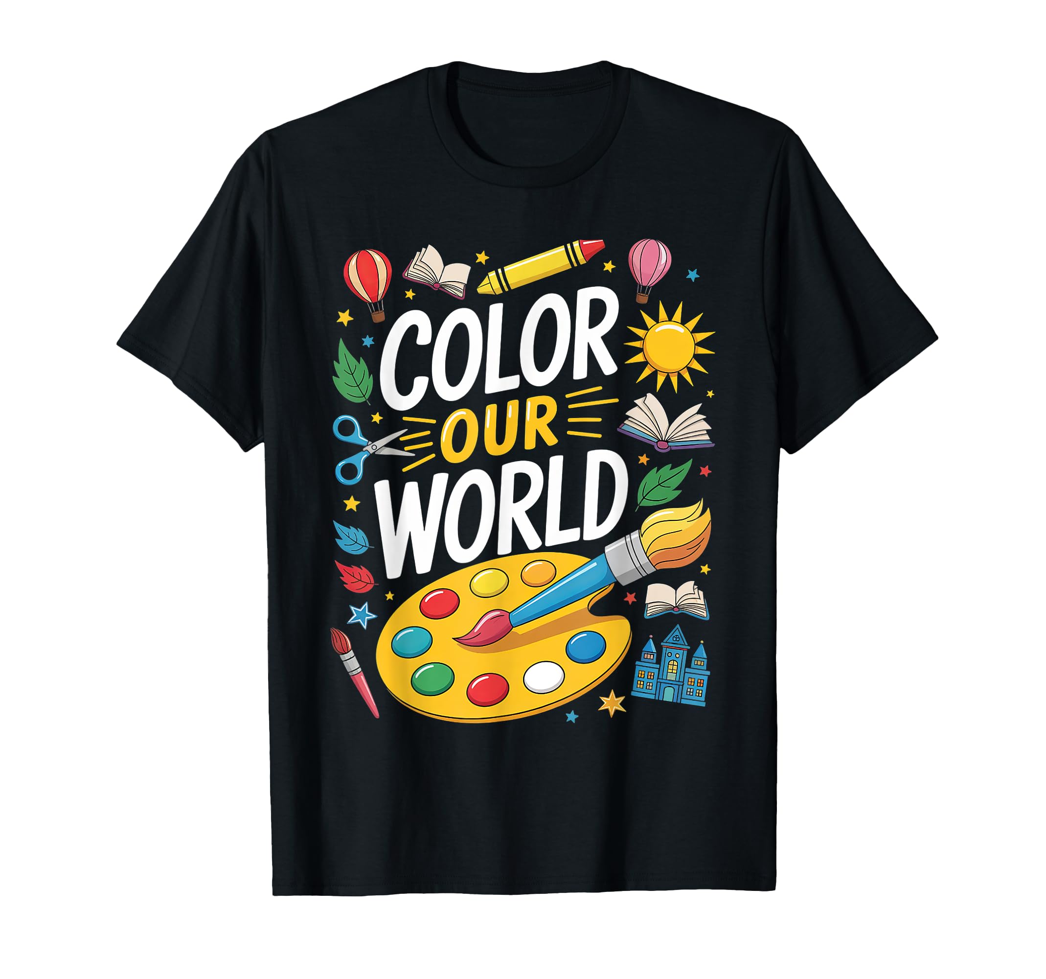Color Our World Summer Reading 2025 T-Shirt - Casual Everyday Wear Unisex - T-Shirt, Sweatshirt, Hoodie