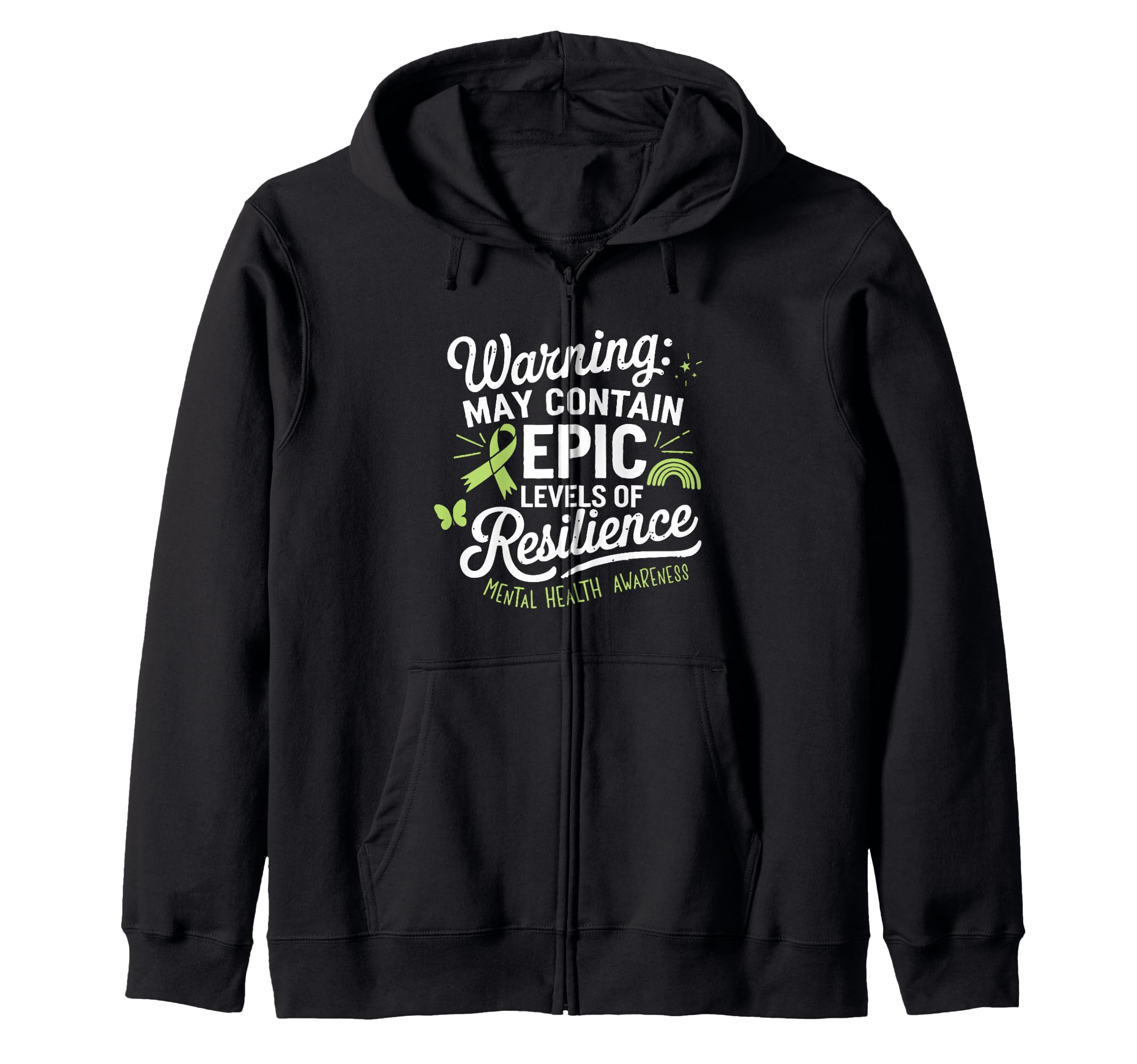 Mental Health Awareness Month Green Sweatshirt - Graphic Print Unisex - T-Shirt, Sweatshirt, Hoodie