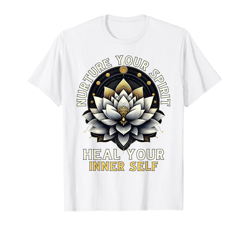Inner Self Healing Lotus Flower T-Shirt - Streetwear Style Men Women - T-Shirt, Sweatshirt, Hoodie
