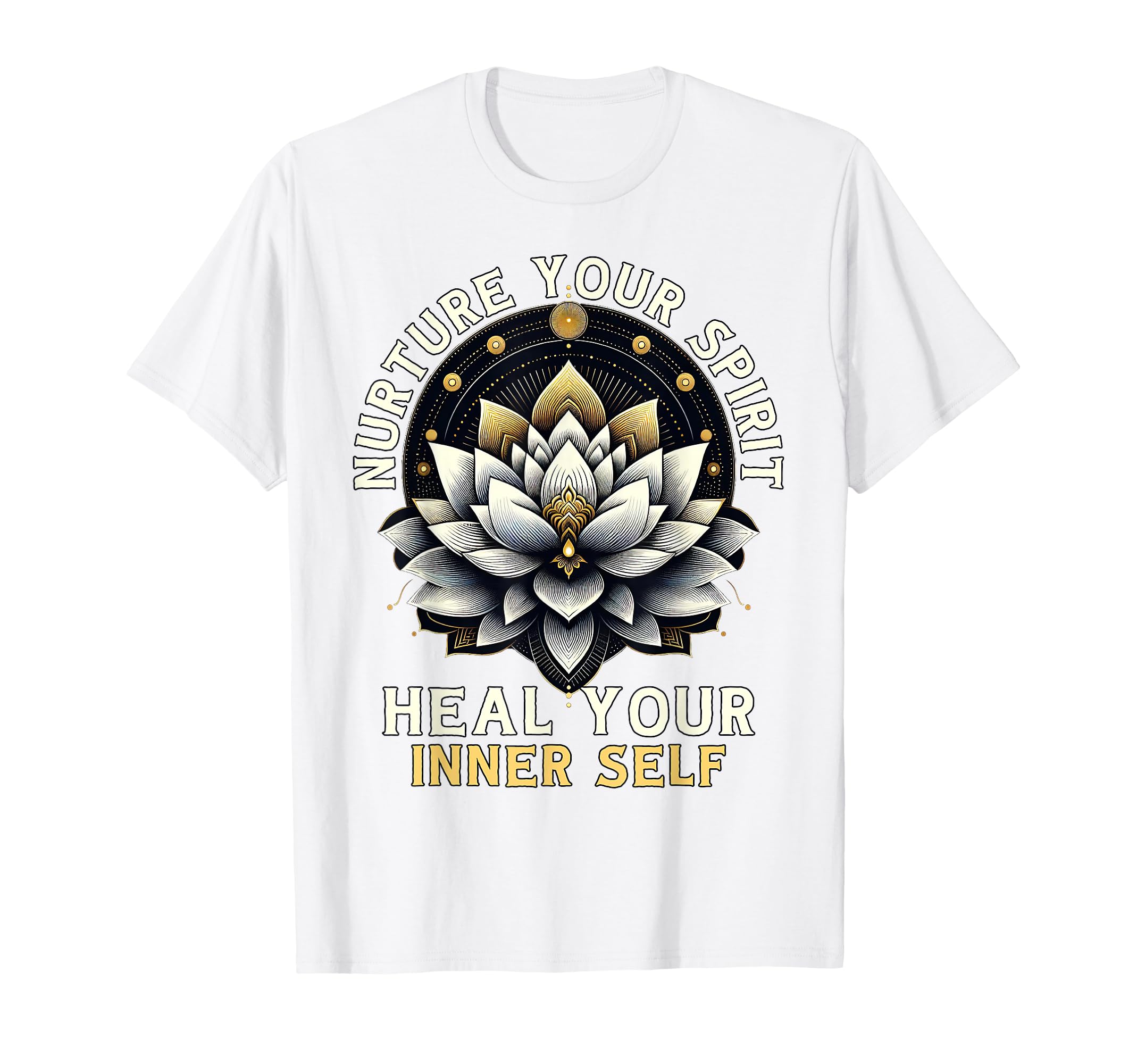 Inner Self Healing Lotus Flower T-Shirt - Streetwear Style Men Women - T-Shirt, Sweatshirt, Hoodie