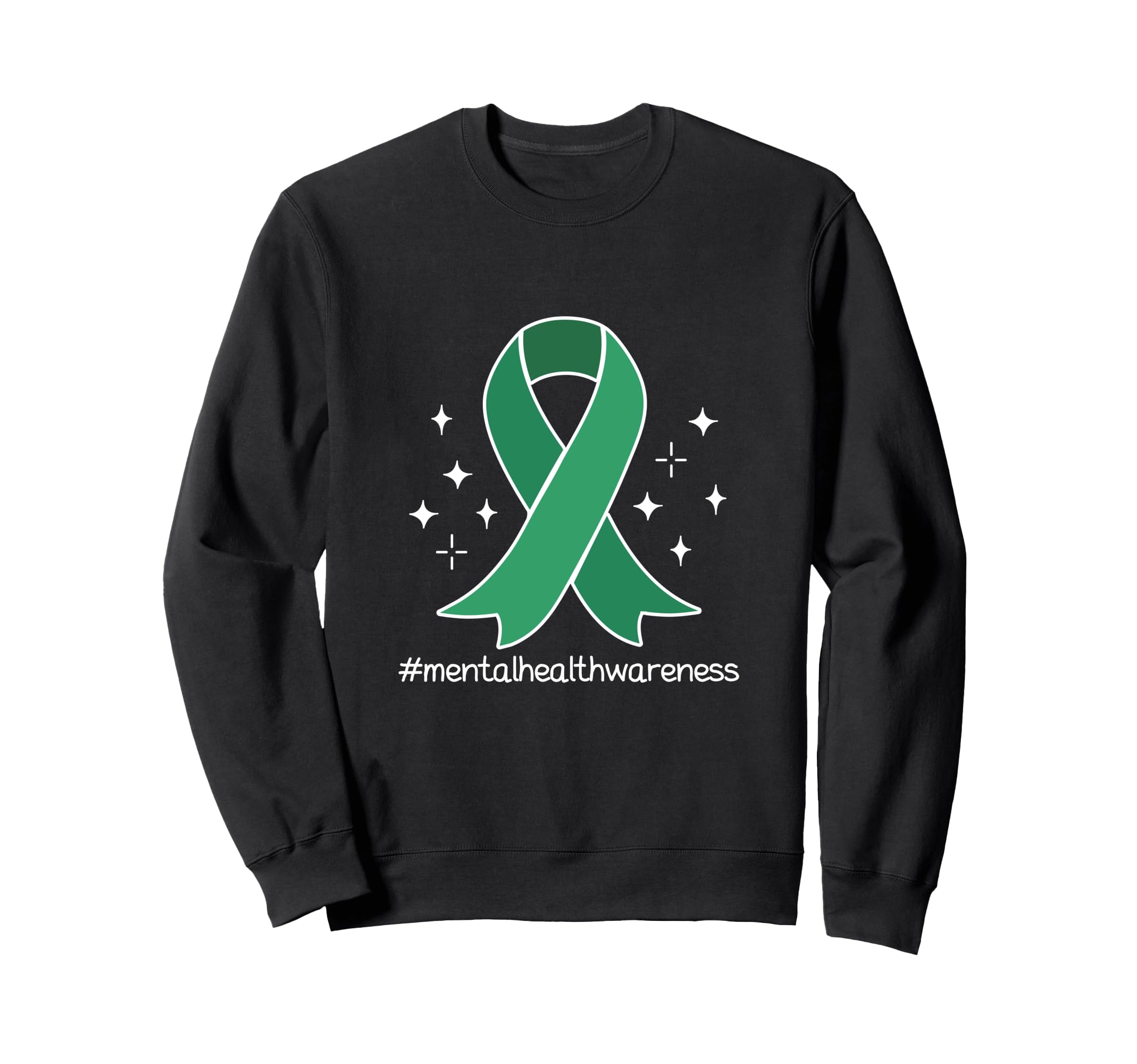 Mental Health Ribbon And Awareness T-Shirt - Custom Art Print for Adults - T-Shirt, Sweatshirt, Hoodie