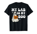Halloween Black Lab Ghost Dog Lab Mom T-Shirt - Unique Graphic for Adults - T-Shirt, Sweatshirt, Hoodie