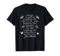 Jane Austen Quotes Perfectly Happy T-Shirt - Custom Art Print Men Women - T-Shirt, Sweatshirt, Hoodie