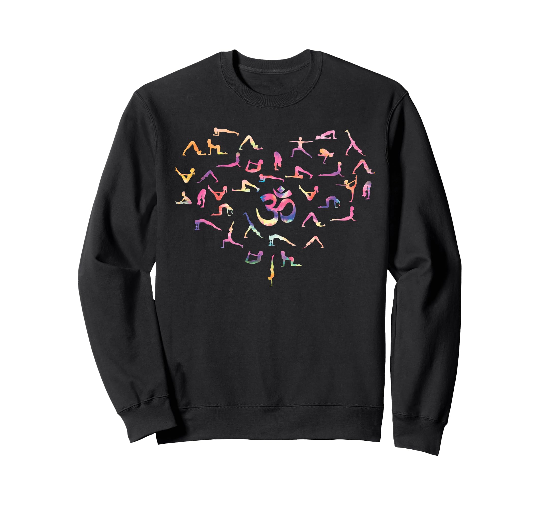 Yoga Lotus Poses Mandala Meditation Sweatshirt - Novelty Apparel Unisex - T-Shirt, Sweatshirt, Hoodie