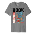 Dragon And Books Bookworm Reading T-Shirt - Streetwear Style Men Women - T-Shirt, Sweatshirt, Hoodie
