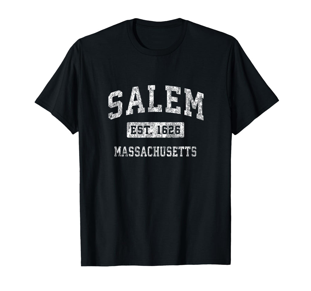 Salem Massachusetts Ma Established T-Shirt - Casual Everyday Wear Unisex - T-Shirt, Sweatshirt, Hoodie