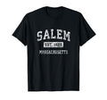 Salem Massachusetts Ma Established T-Shirt - Casual Everyday Wear Unisex - T-Shirt, Sweatshirt, Hoodie