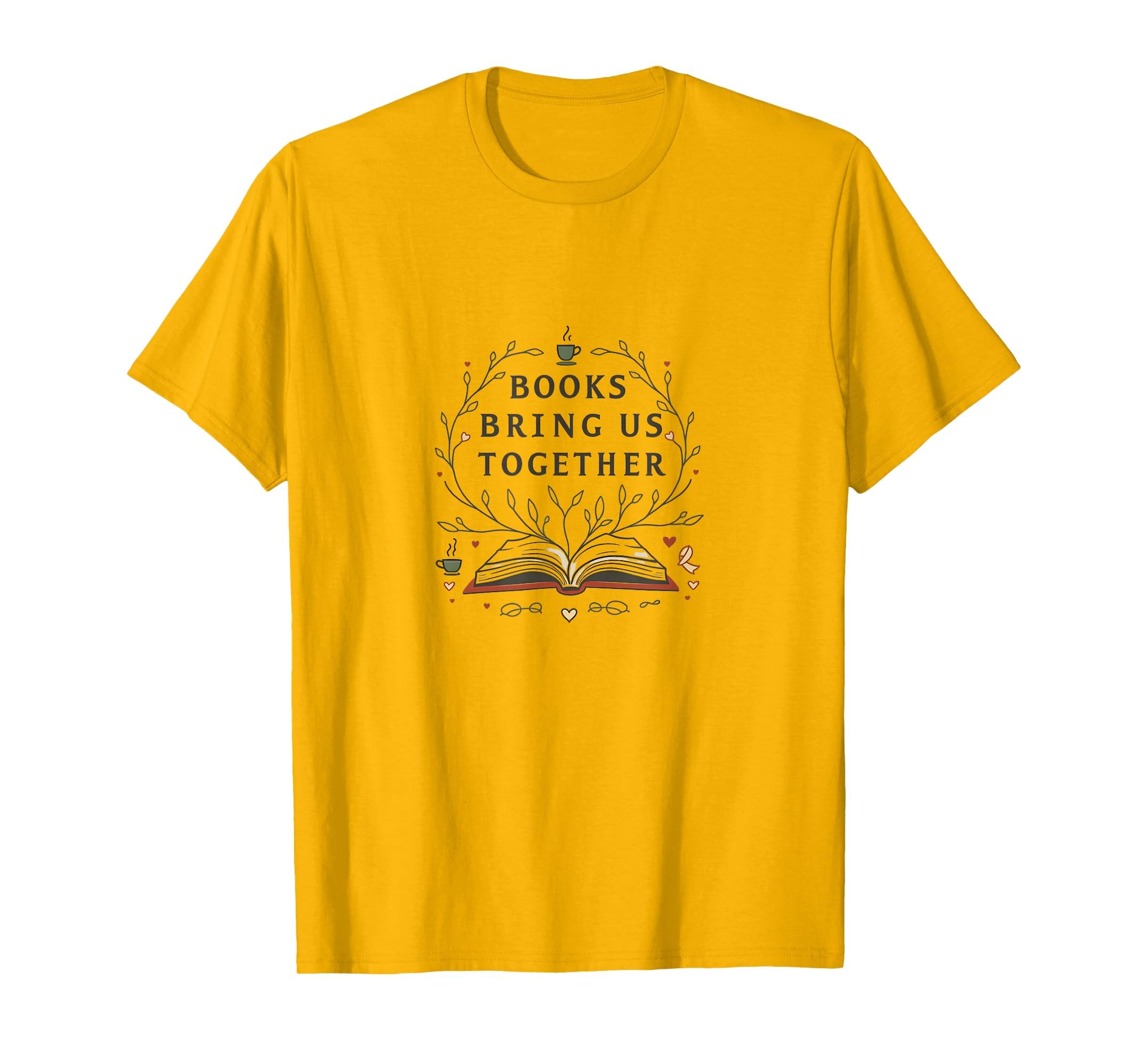 Books Bring Us Together Book Club T-Shirt - Aesthetic Graphic for Adults - T-Shirt, Sweatshirt, Hoodie