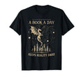 Book Day Keeps Reality Away Spicy Book T-Shirt - Unique Graphic Men Women - T-Shirt, Sweatshirt, Hoodie