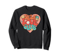 Floral Heart Self Love Club Trendy Sweatshirt - Trendy Graphic for Adults - T-Shirt, Sweatshirt, Hoodie