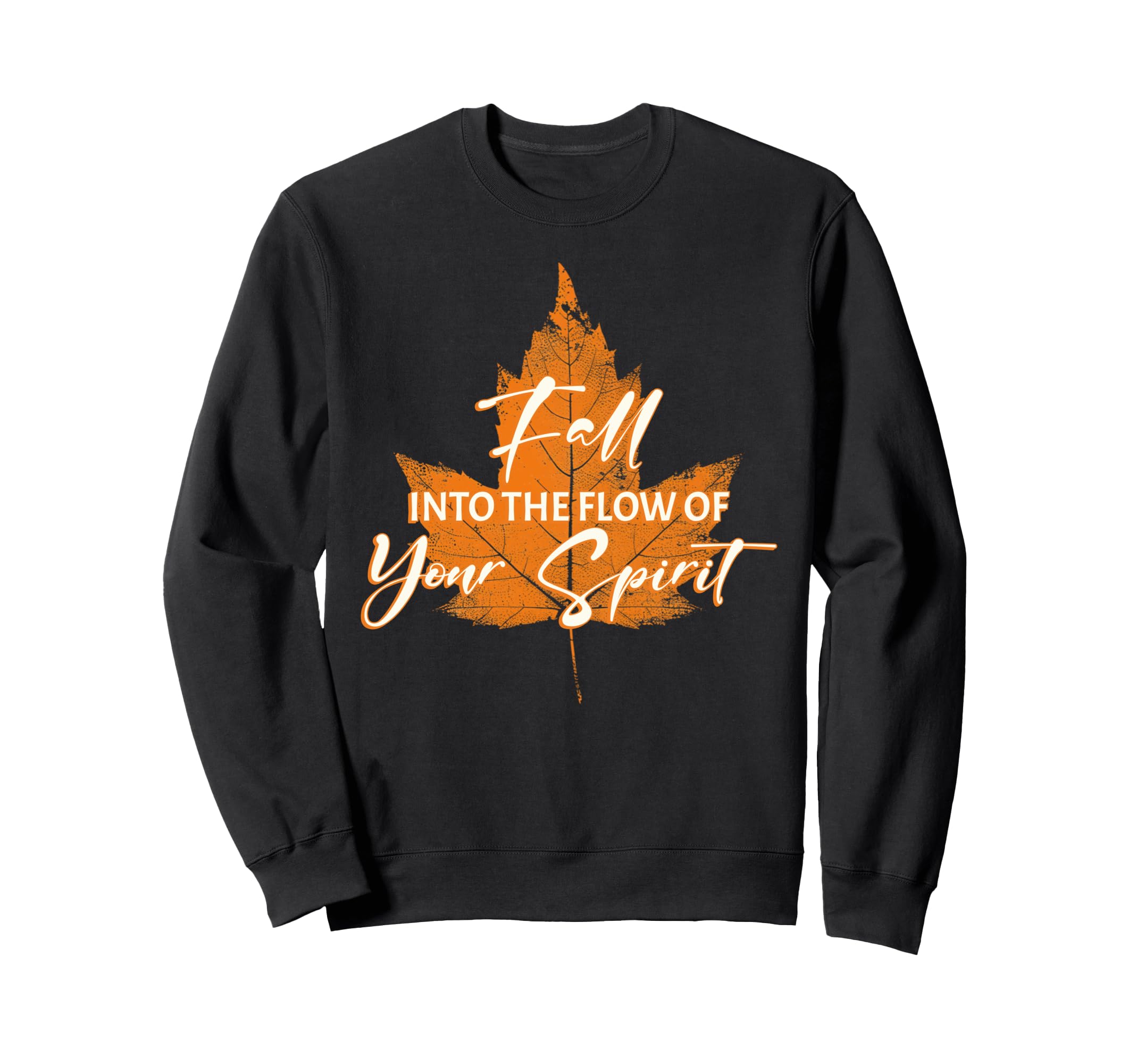 Manifestation Maple Leaf Sweatshirt - Minimalist Print for Adults - T-Shirt, Sweatshirt, Hoodie