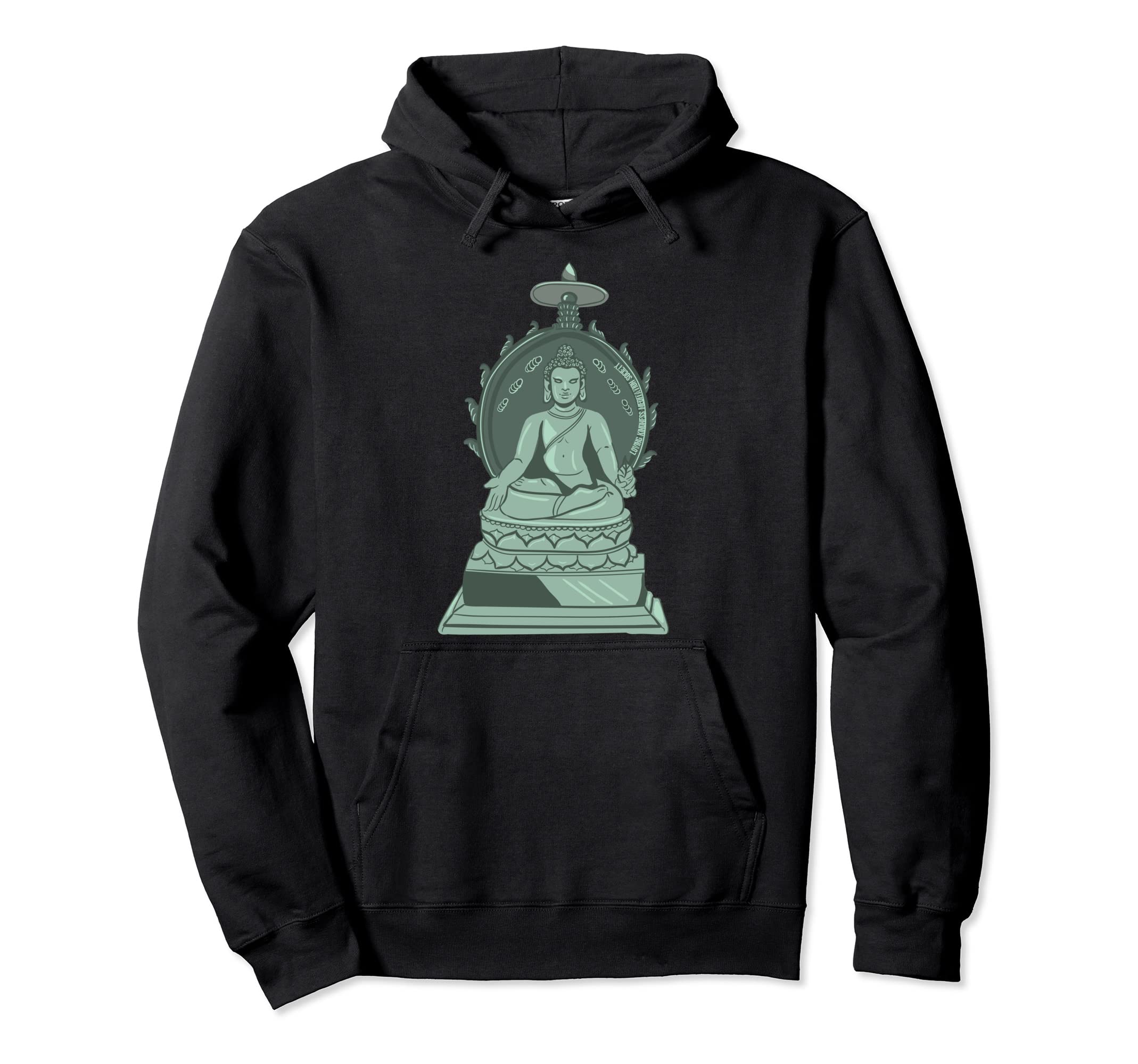 Mindfulness Buddha Buddhism Hoodie - Casual Everyday Wear Men Women - T-Shirt, Sweatshirt, Hoodie