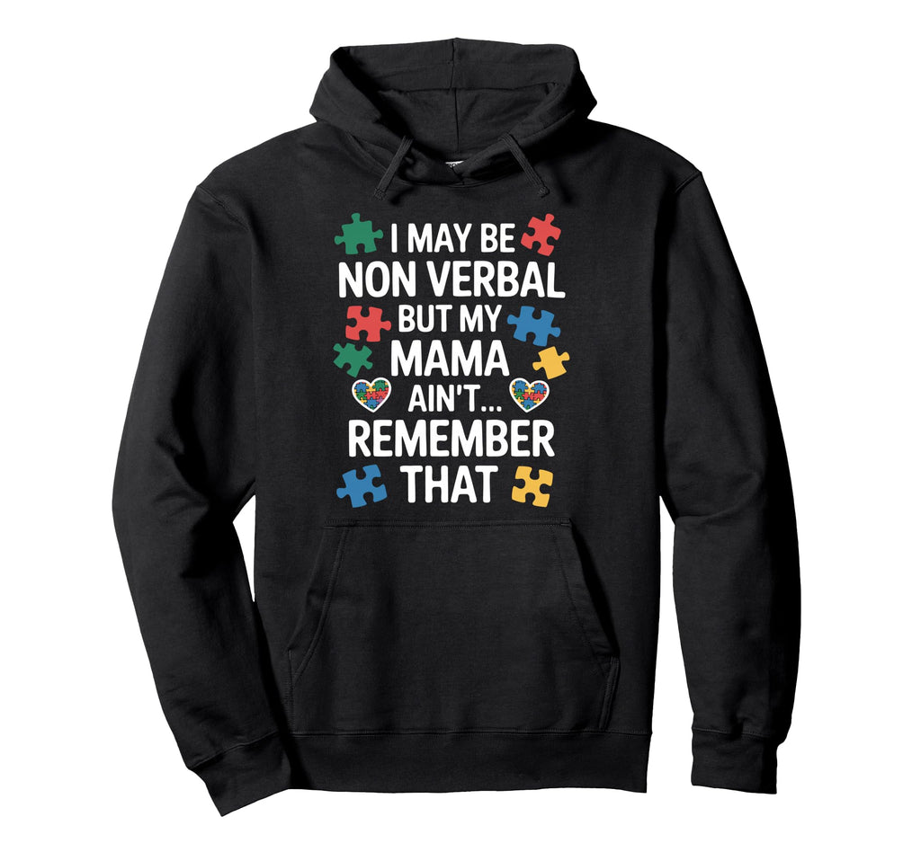 Mother Autistic Child Autism Mom Hoodie - Graphic Print for Adults - T-Shirt, Sweatshirt, Hoodie