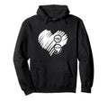 You Matter Semicolon Heart Mental Health Hoodie - Graphic Print Men Women - T-Shirt, Sweatshirt, Hoodie