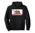 California Republic Flag Ca Distressed Hoodie - Graphic Print for Adults - T-Shirt, Sweatshirt, Hoodie