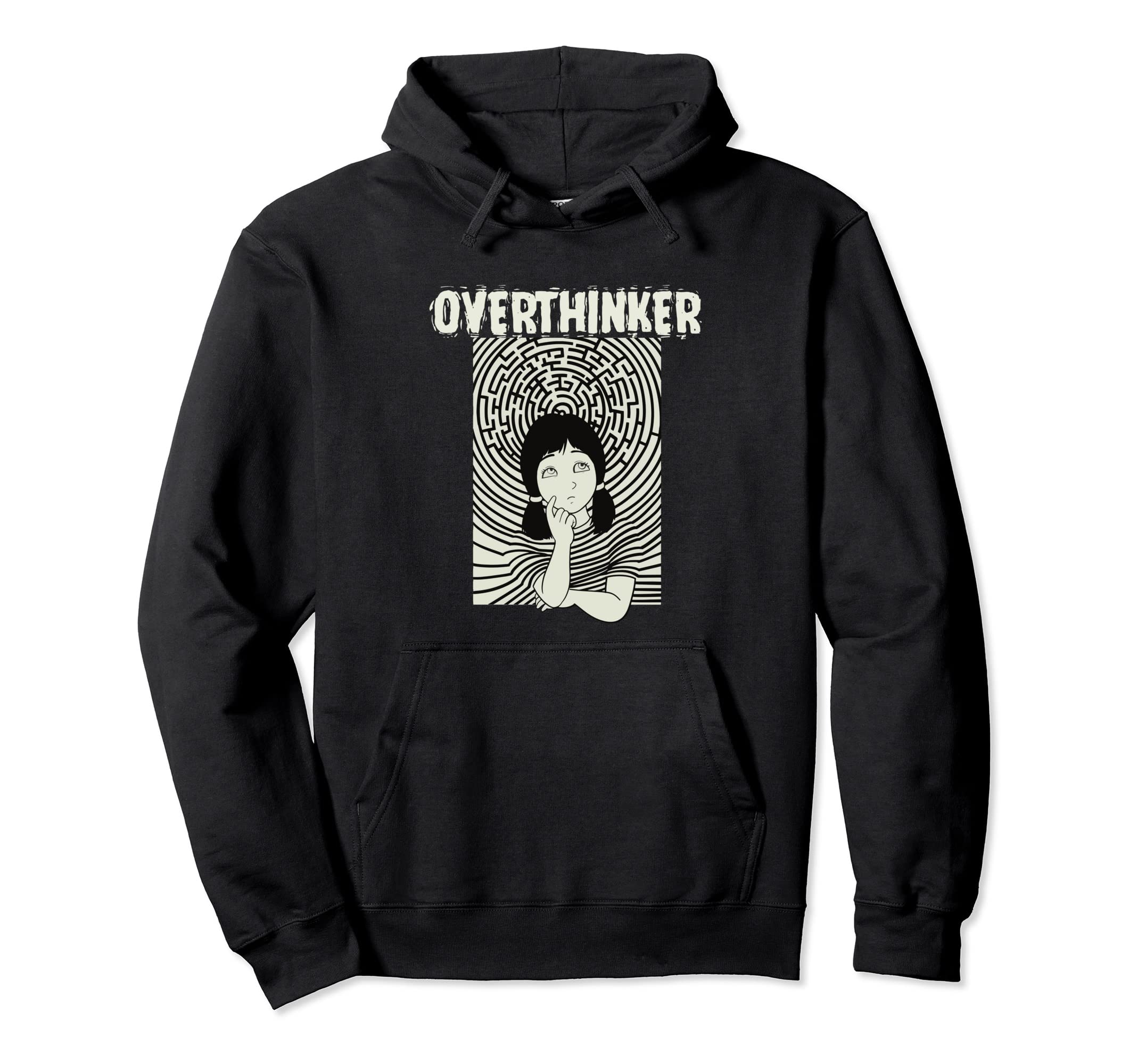 Overthinker Let Me Overthink About It Hoodie - Streetwear Style Unisex - T-Shirt, Sweatshirt, Hoodie