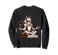 Meditation Sphynx Yoga Pose Sweatshirt - Novelty Apparel Men Women - T-Shirt, Sweatshirt, Hoodie