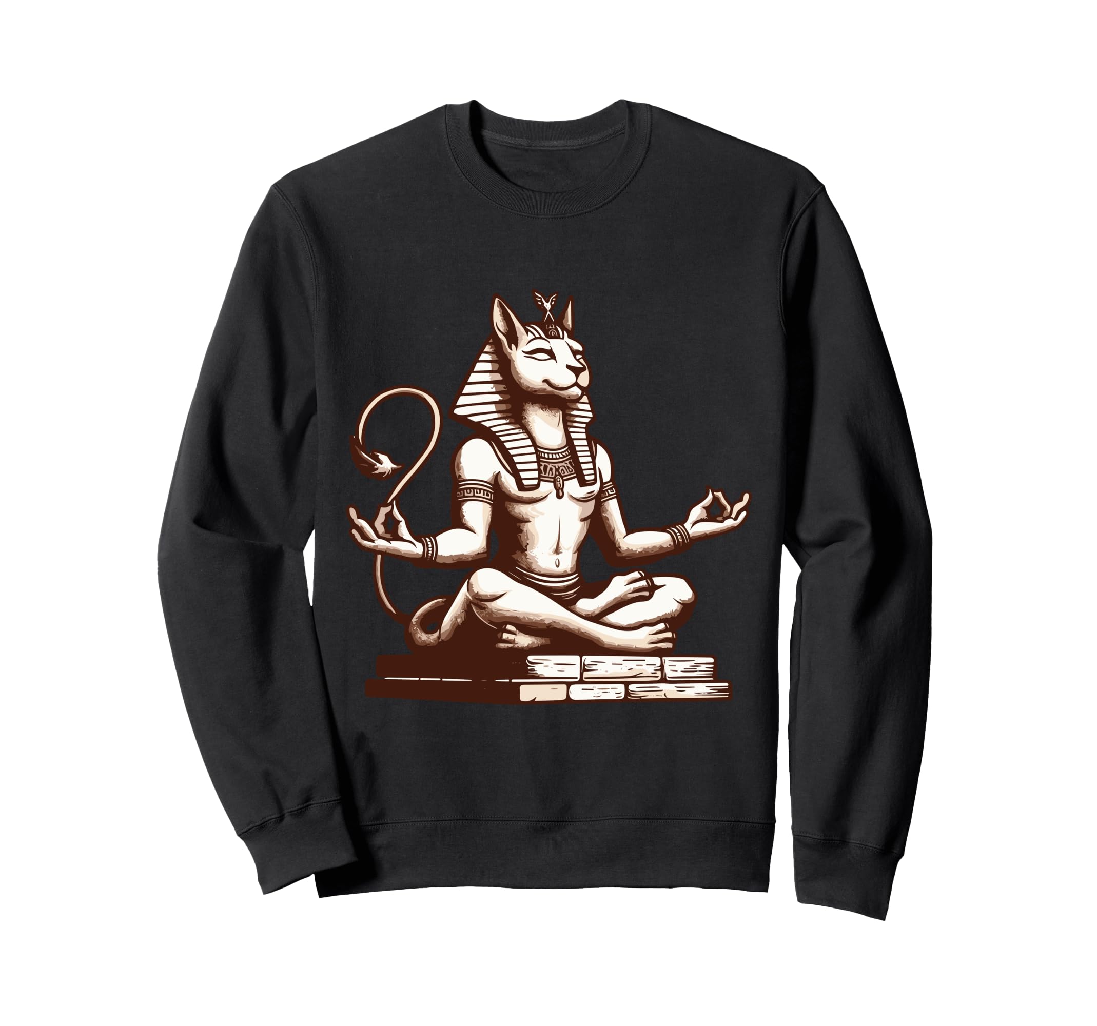 Meditation Sphynx Yoga Pose Sweatshirt - Novelty Apparel Men Women - T-Shirt, Sweatshirt, Hoodie