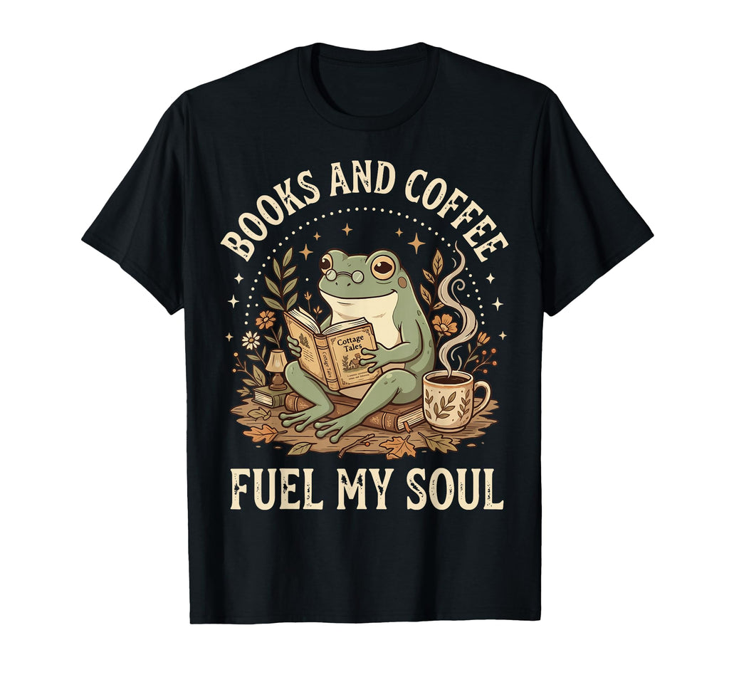 Coffee Book Reading Bibliophile Sweatshirt - Graphic Print Unisex - T-Shirt, Sweatshirt, Hoodie