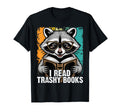 Funny Raccoon Smutty Book Lover Spicy T-Shirt - Minimalist Print Unisex - T-Shirt, Sweatshirt, Hoodie
