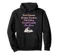 Bibliophile Romance Book Genre Hoodie - Novelty Apparel Men Women - T-Shirt, Sweatshirt, Hoodie