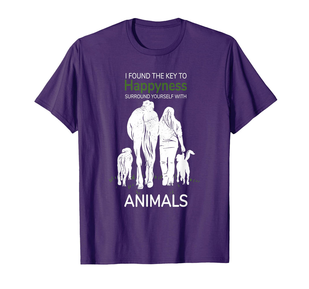 Animal Therapy Horse And Dog Make Me T-Shirt - Trendy Graphic Men Women - T-Shirt, Sweatshirt, Hoodie