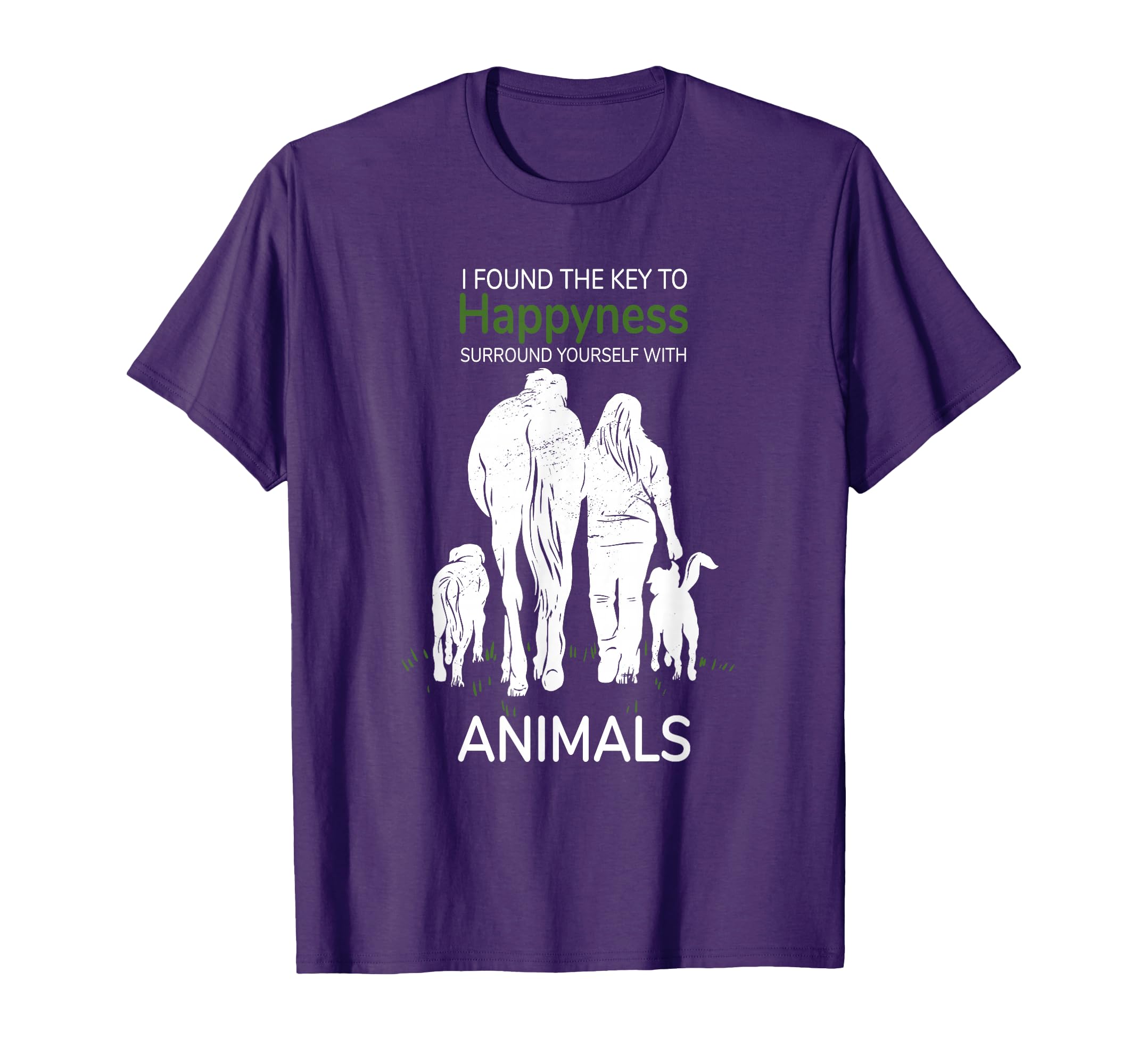 Animal Therapy Horse And Dog Make Me T-Shirt - Trendy Graphic Men Women - T-Shirt, Sweatshirt, Hoodie