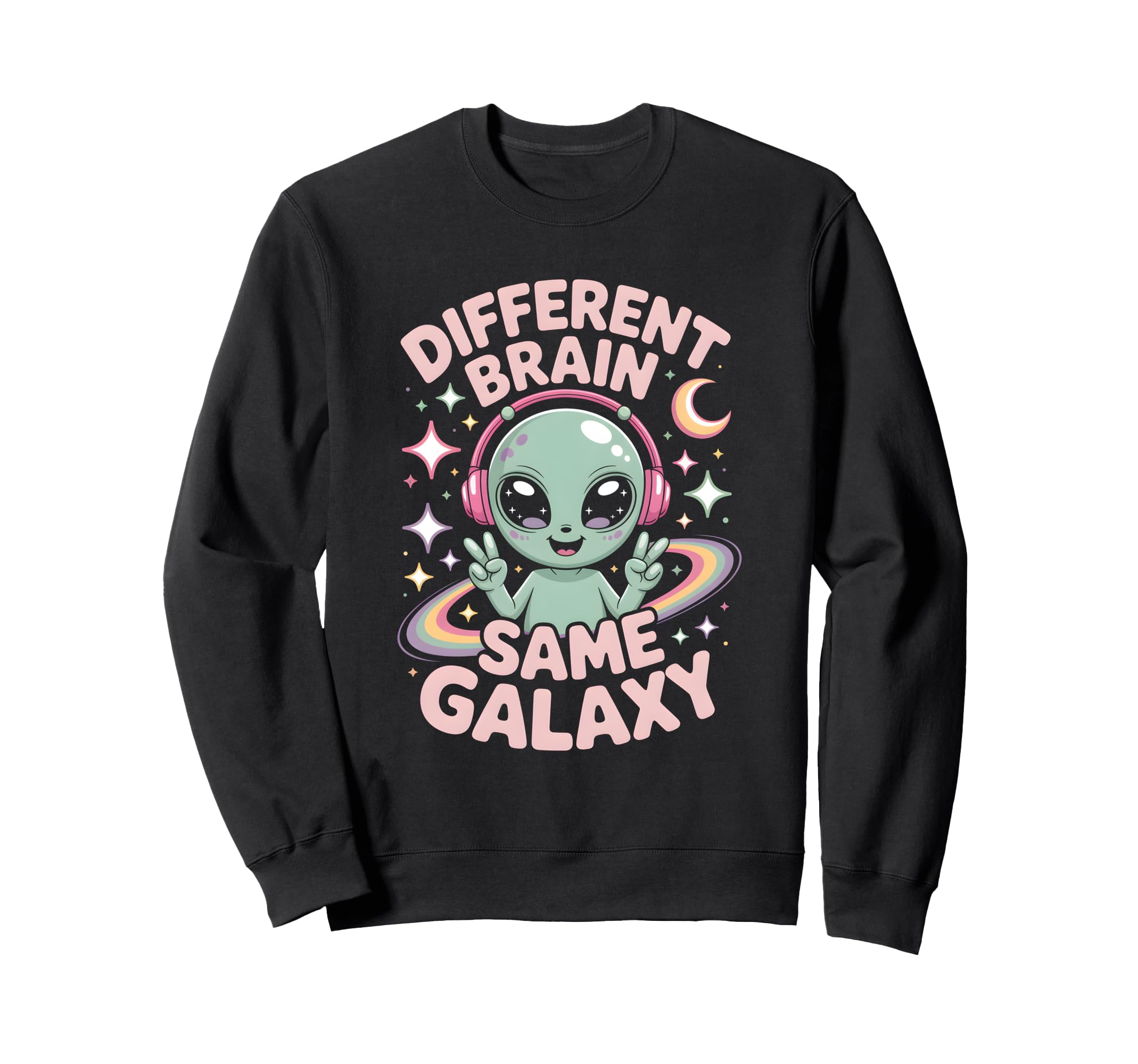 Neurodiverse Different Brain Sweatshirt - Aesthetic Graphic for Adults - T-Shirt, Sweatshirt, Hoodie