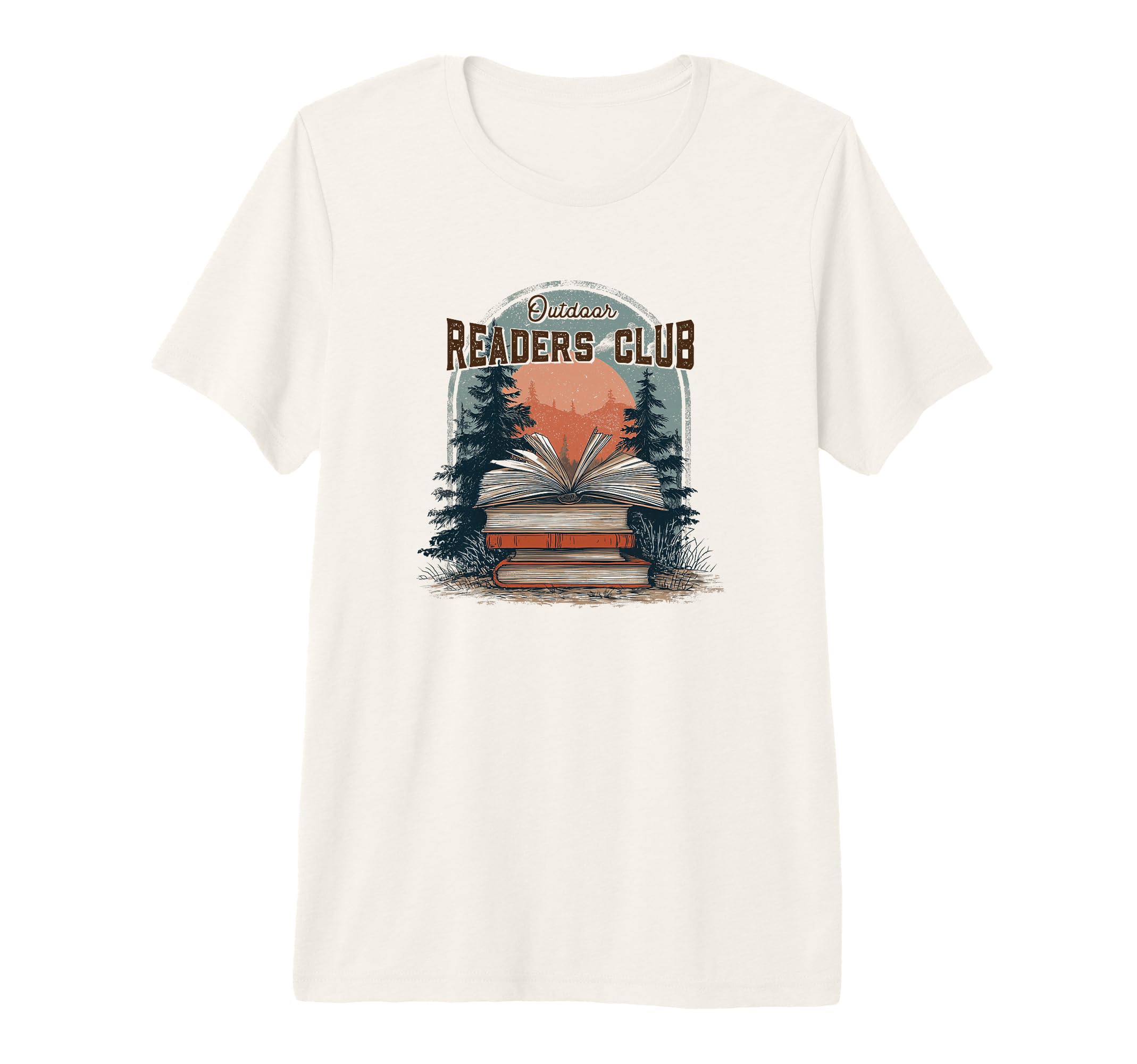 Outdoor Readers Club Adventure Book Book T-Shirt - Minimalist Print Unisex - T-Shirt, Sweatshirt, Hoodie
