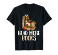 Read More Books Dragon Librarian T-Shirt - Aesthetic Graphic for Adults - T-Shirt, Sweatshirt, Hoodie