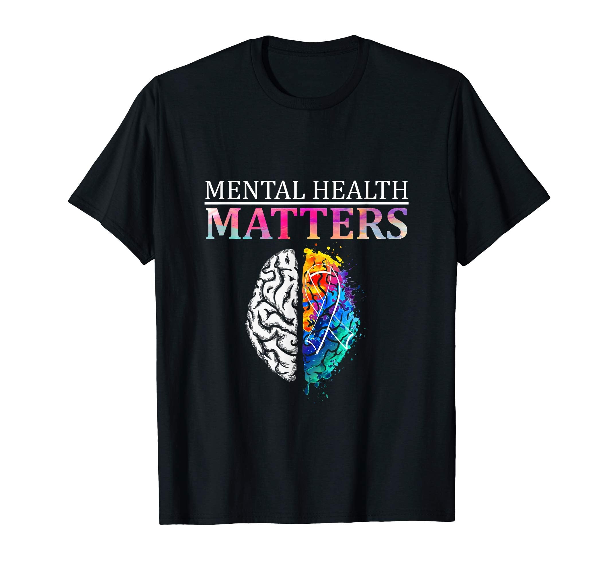 Mental Health Matters Awareness Month T-Shirt - Minimalist Print Unisex - T-Shirt, Sweatshirt, Hoodie