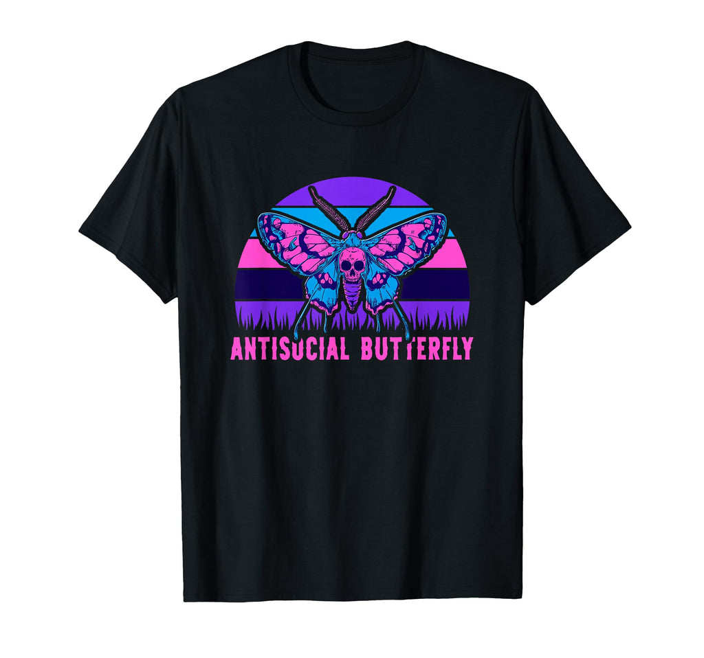 Antisocial Butterfly Gift Sweatshirt - Novelty Apparel Unisex - T-Shirt, Sweatshirt, Hoodie