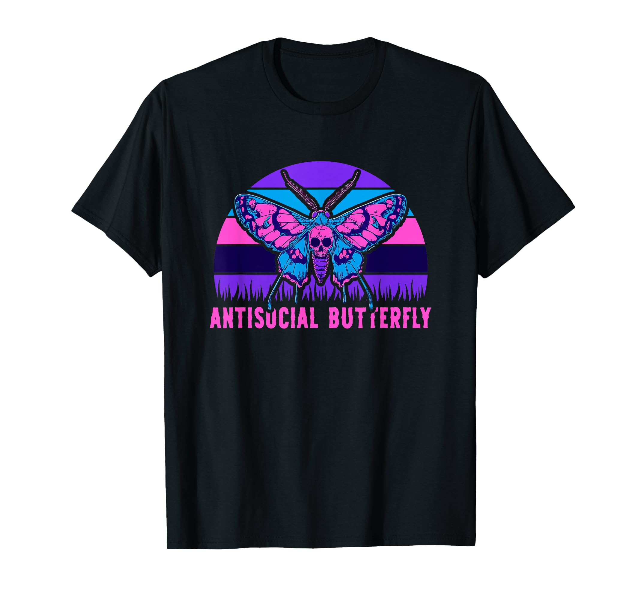 Antisocial Butterfly Gift Sweatshirt - Novelty Apparel Unisex - T-Shirt, Sweatshirt, Hoodie