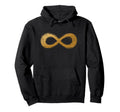 Golden Infinity Neurodiversity Symbol Hoodie - Streetwear Style Men Women - T-Shirt, Sweatshirt, Hoodie