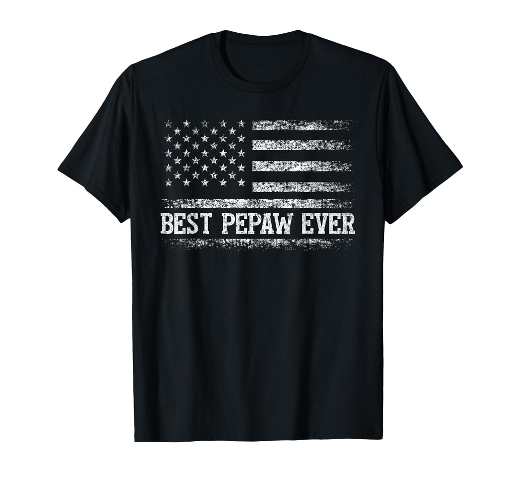 Best Pepaw Ever American Flag T-Shirt - Aesthetic Graphic for Adults - T-Shirt, Sweatshirt, Hoodie