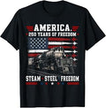 Big Boy 4014 250 Years of Freedom Steam Locomotive Train T-Shirt Unisex T-shirt, Sweatshirt, Hoodie, Long Sleeve Tee - T-Shirt, Sweatshirt, Hoodie