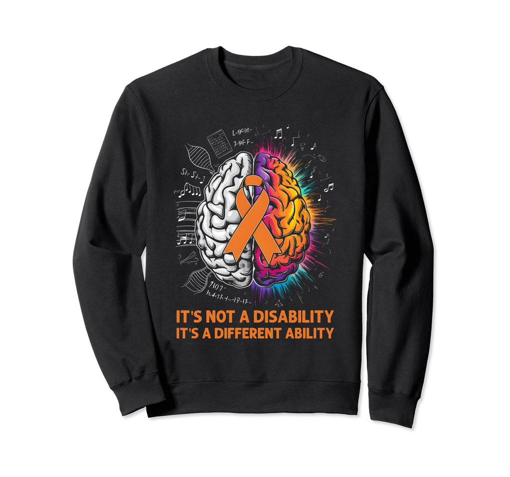 Adhd Awareness Neurodiversity Sweatshirt - Aesthetic Graphic Men Women - T-Shirt, Sweatshirt, Hoodie