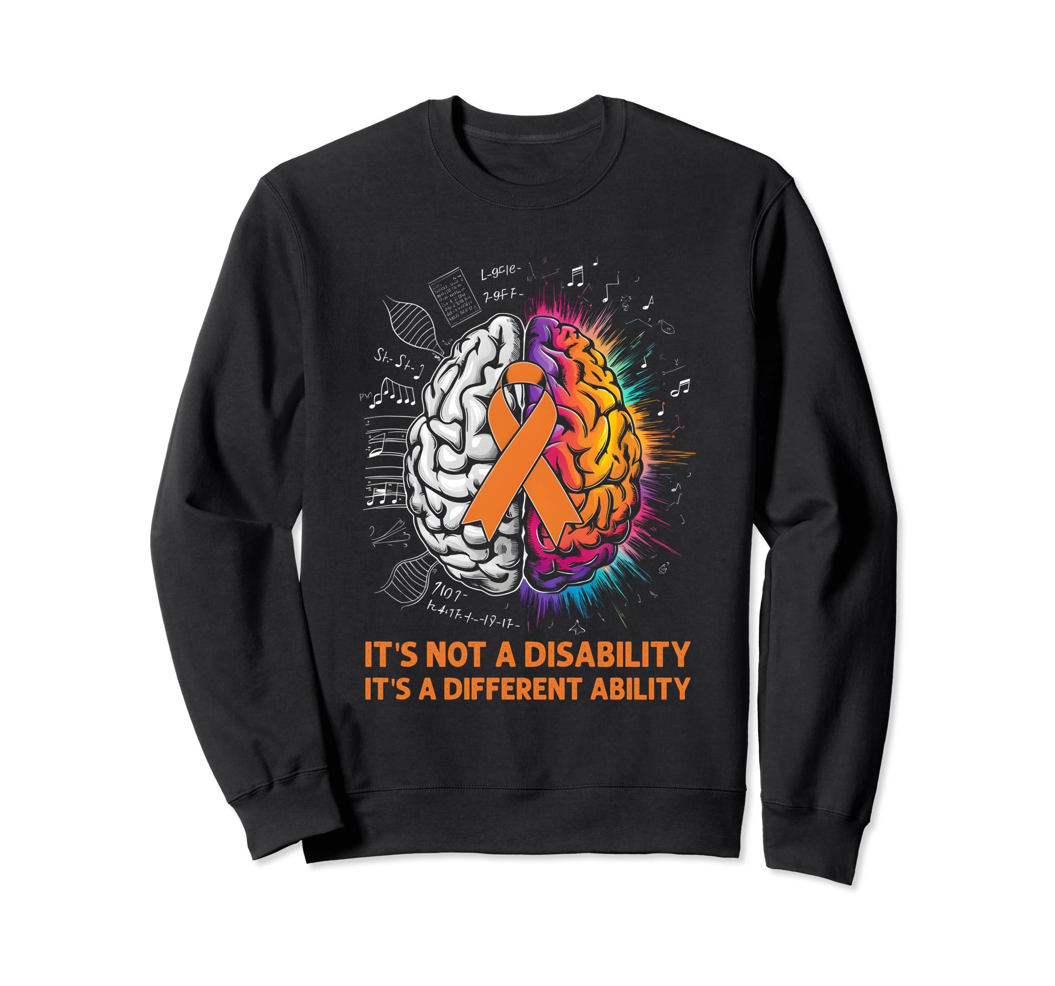 Adhd Awareness Neurodiversity Sweatshirt - Aesthetic Graphic Men Women - T-Shirt, Sweatshirt, Hoodie