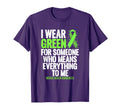 I Wear Green Ribbon Fight Stigma Mental T-Shirt - Graphic Print Unisex - T-Shirt, Sweatshirt, Hoodie