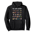 Self Care Alphabet Modern Female Version Hoodie - Trendy Graphic Unisex - T-Shirt, Sweatshirt, Hoodie
