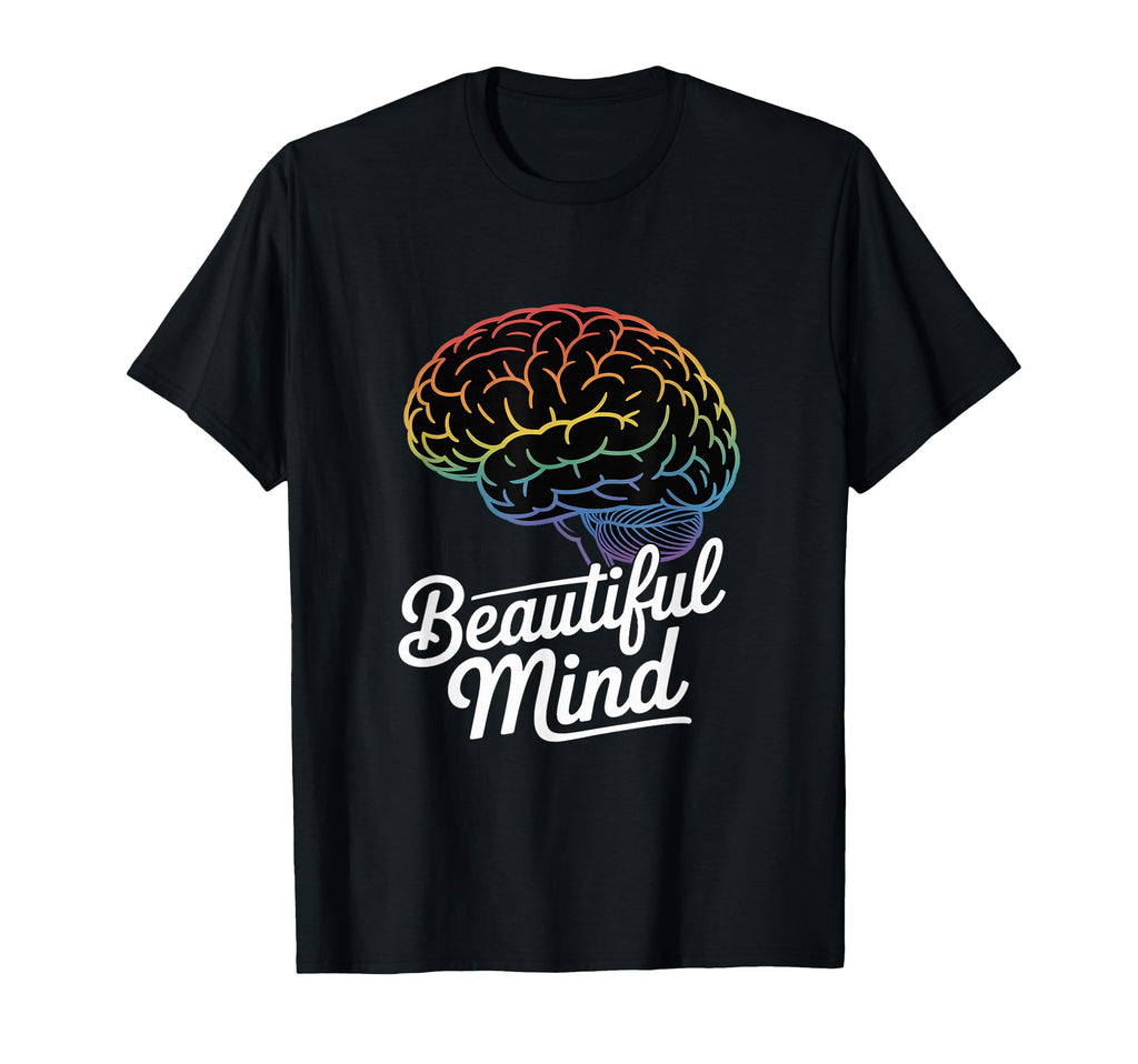 Beautiful Mind Rainbow Brain Tree T-Shirt - Streetwear Style Men Women - T-Shirt, Sweatshirt, Hoodie